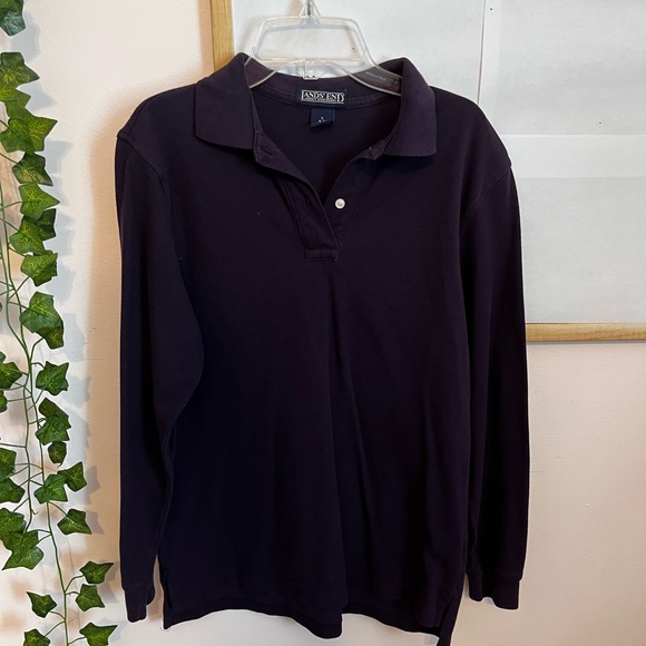Lands End Purple Polo, men's size S - Picture 3 of 9